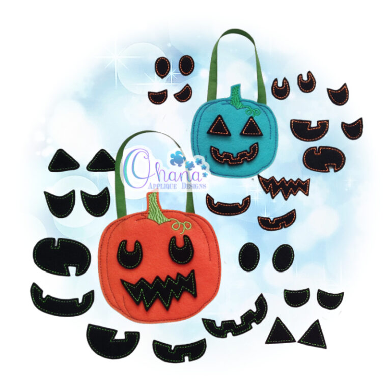 Jackolantern Busy Bag - Ohana Applique Designs Staging