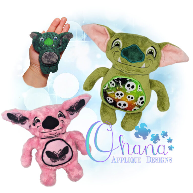 Goblin Stuffie Embroidery