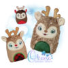 OAD Reindeer Eggie EC 800 Reindeer Eggie Stuffie Embroidery