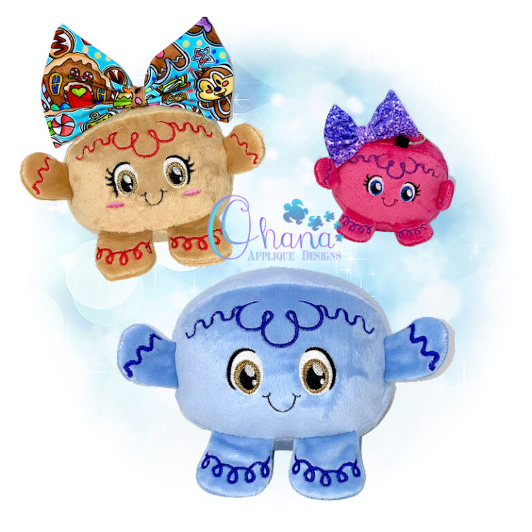 Ball Gingerbread Stuffie Embroidery