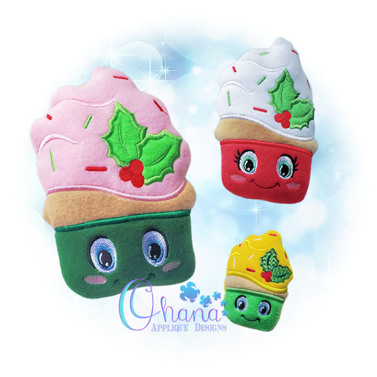 Christmas Cupcake Stuffie