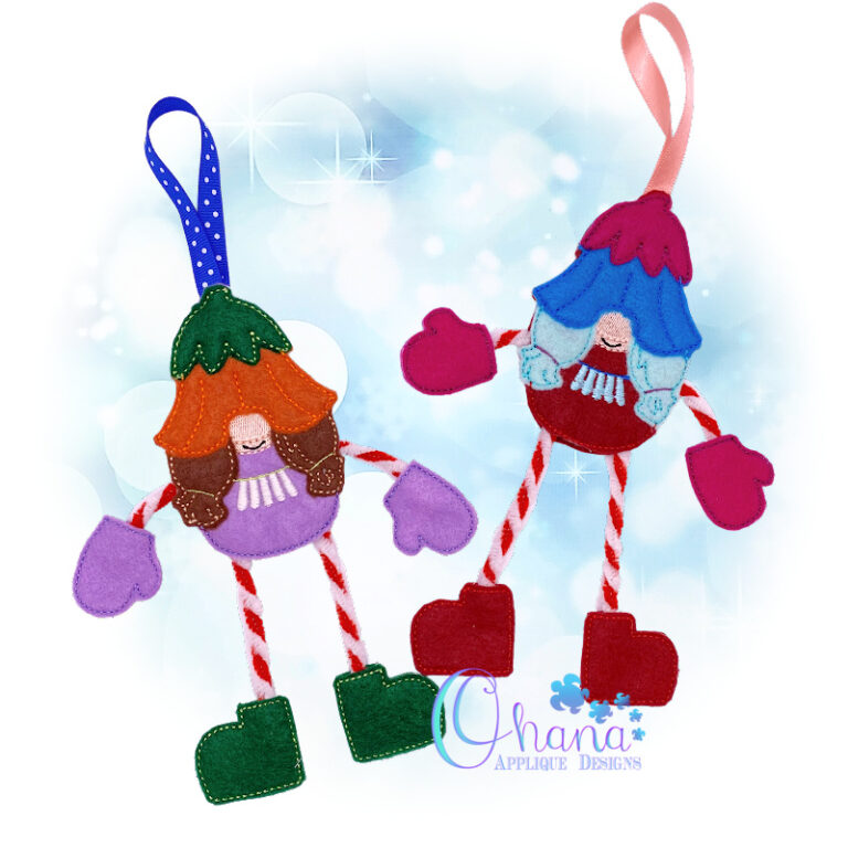 Girl Gnome Candy Cane