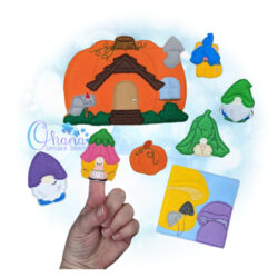 Fall Gnome Finger Puppets