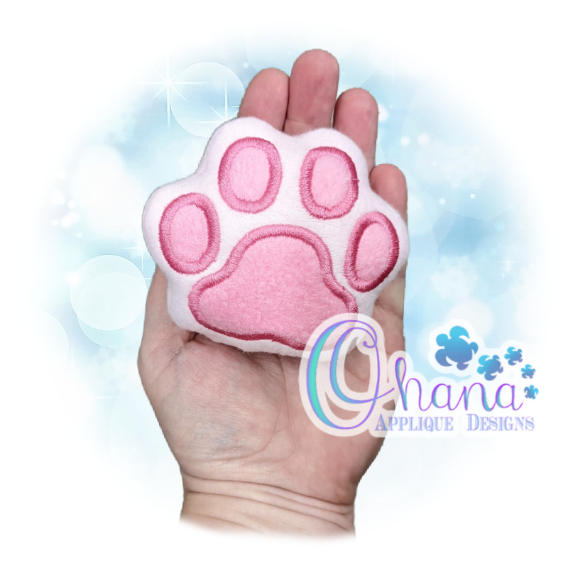 Paw Print Stuffie Embroidery