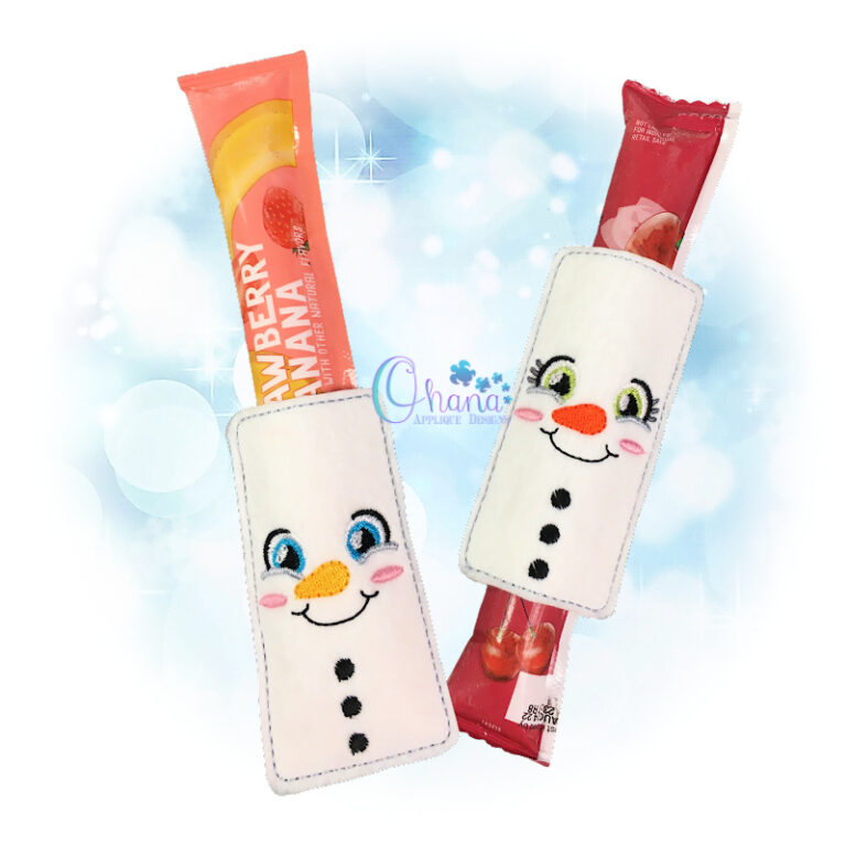 Snowman Face Icepop Holder