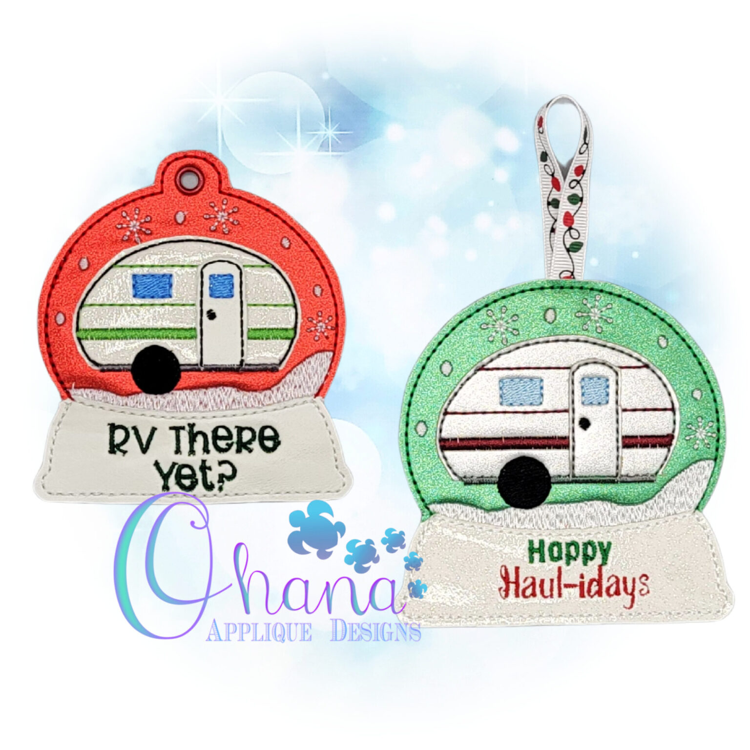 OAD Camper CO 2000 Camper Snowglobe Ornament
