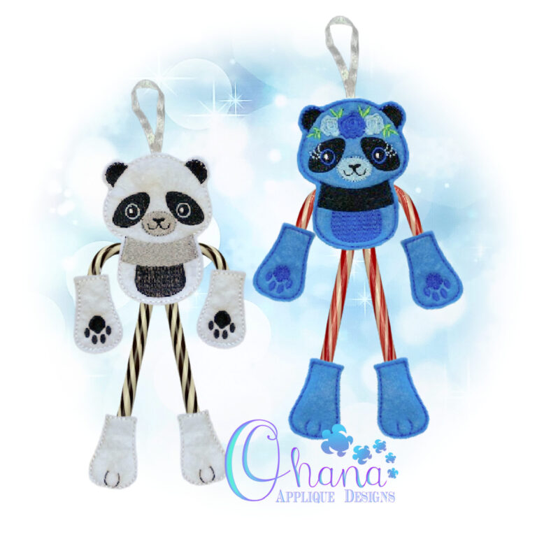 Panda Candy Cane Holder