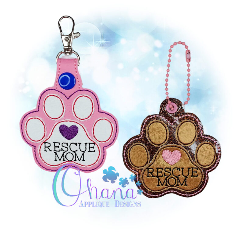 Rescue Mom Key Chain
