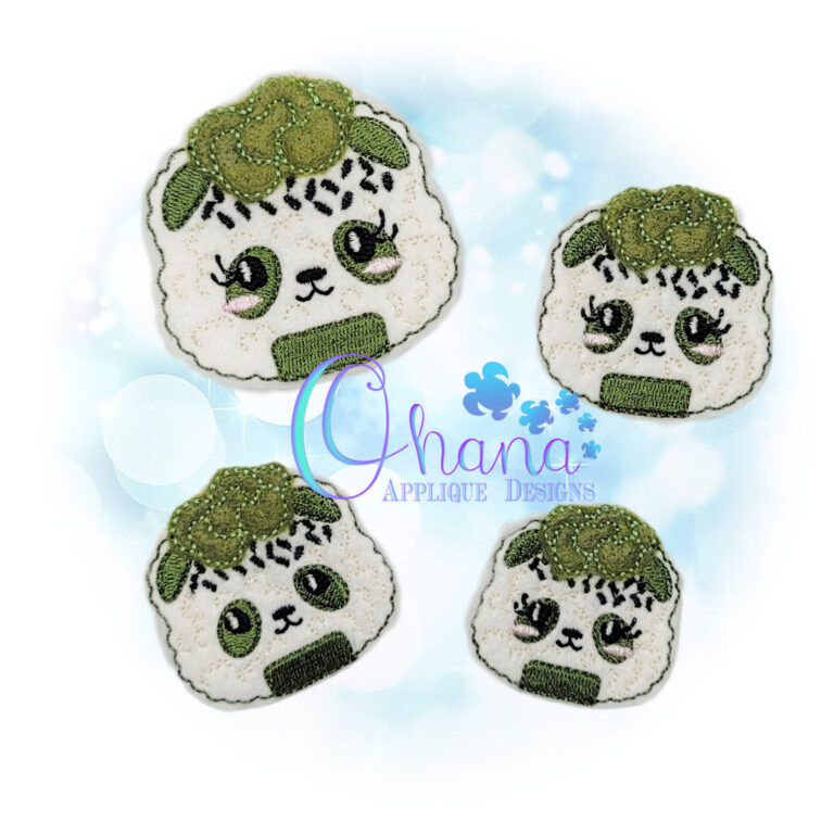 Sushi Panda Feltie