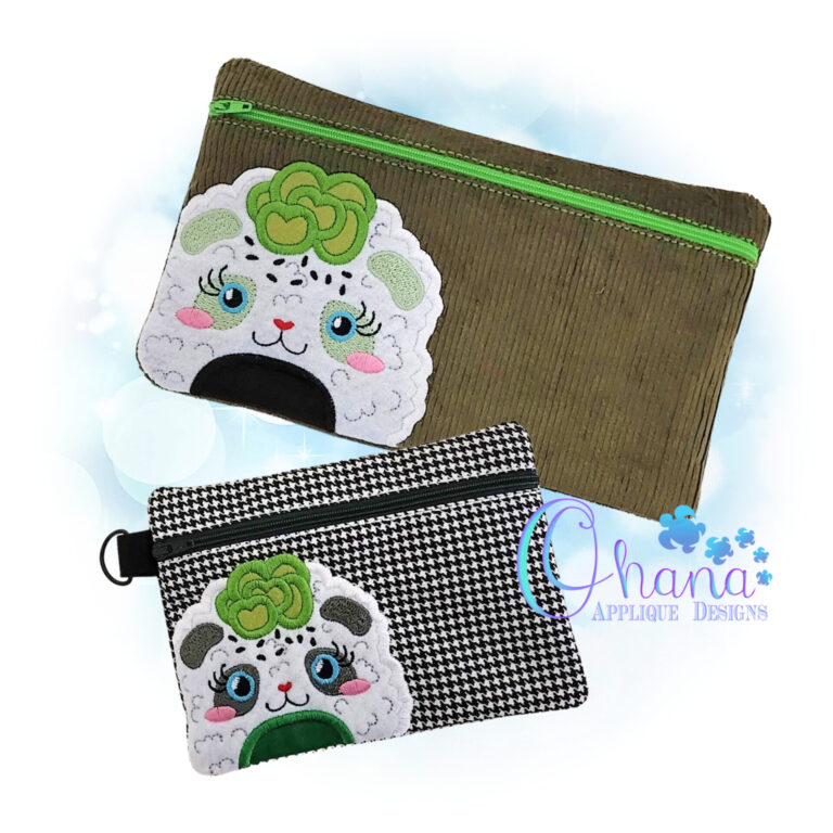 Sushi Panda Zipper Bag