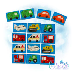 Transportation Matching Card Game
