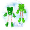 OAD Frog CCH JMG 2000 Frog Candy Cane Holder