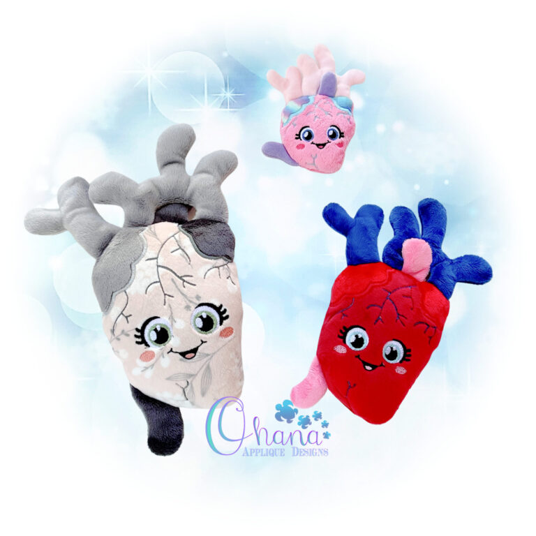 Anatomical Heart Stuffie
