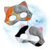 OAD Calico Cat PM MagH 2000 Calico Cat Pretend Mask