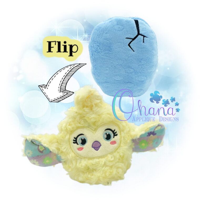 Chick Egg Flip Stuffie
