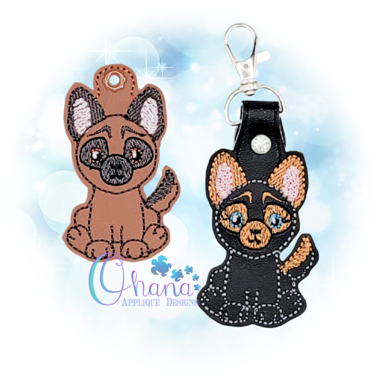 German Shepherd Key Chain