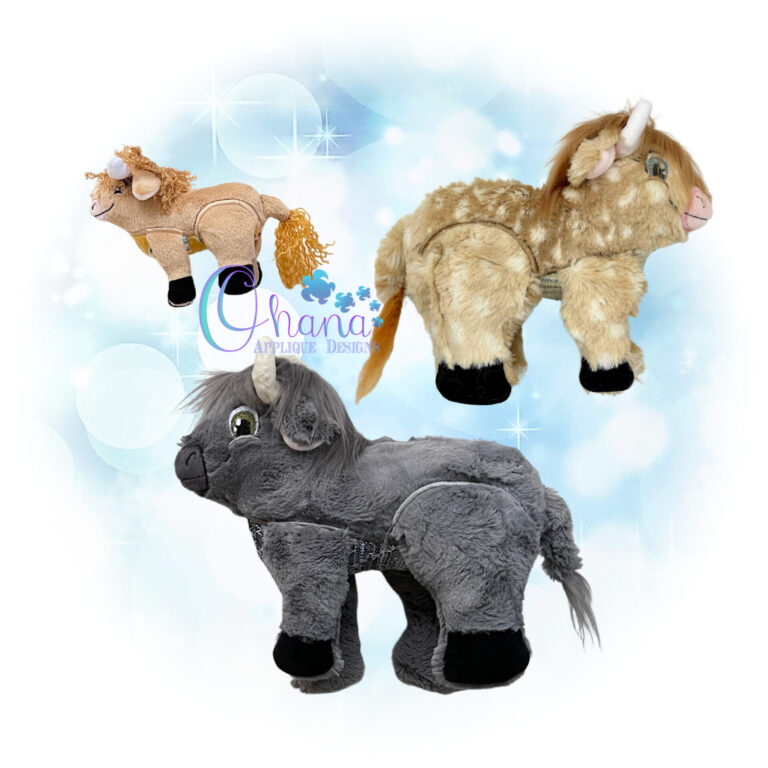 3D Highland Cow
