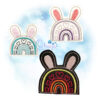 OAD Bunny Ears Rainbow Feltie GE 2000 Bunny Ears Rainbow Feltie