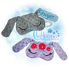 OAD Floppy Eared Bunny SM AHS 2000 Floppy Eared Floral Bunny Sleep Mask
