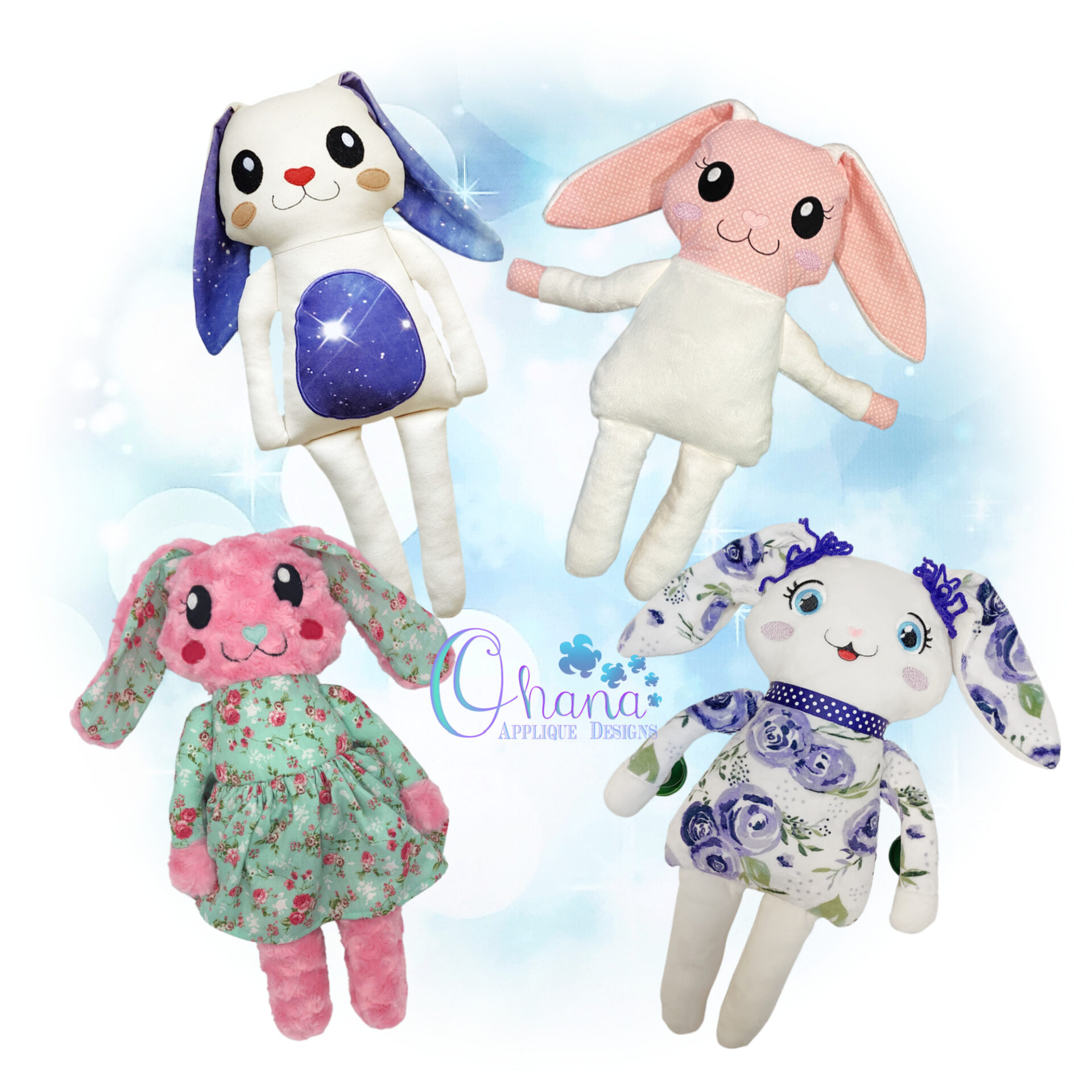 Bunny Sewing and Embroidery Pattern