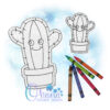 OAD Cactus FCD 2000 Catctus Flat Coloring Doll