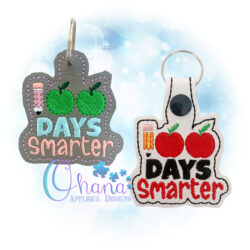 100 Days Smarter Key Chain