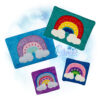 OAD Boho Rainbow MR 2000 Boho Rainbow Mug Rug
