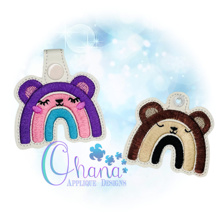 Bear Rainbow Key Chain