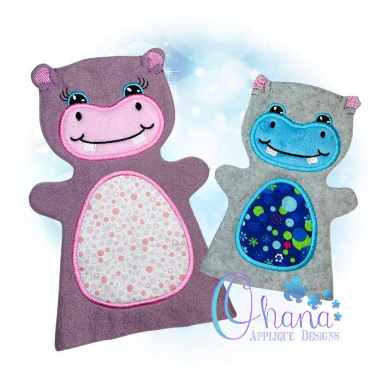 Hippo Hand Puppet