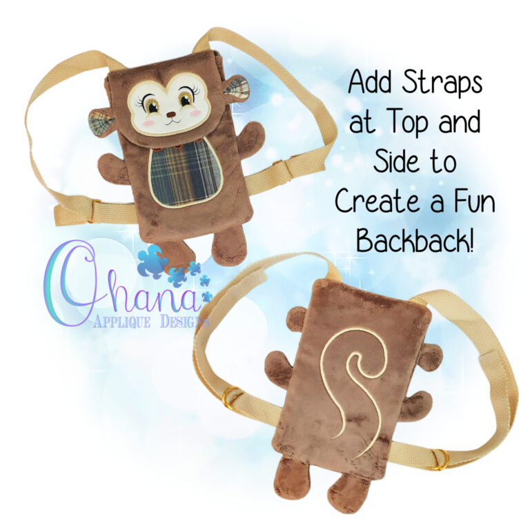Monkey Flap Bag Purse