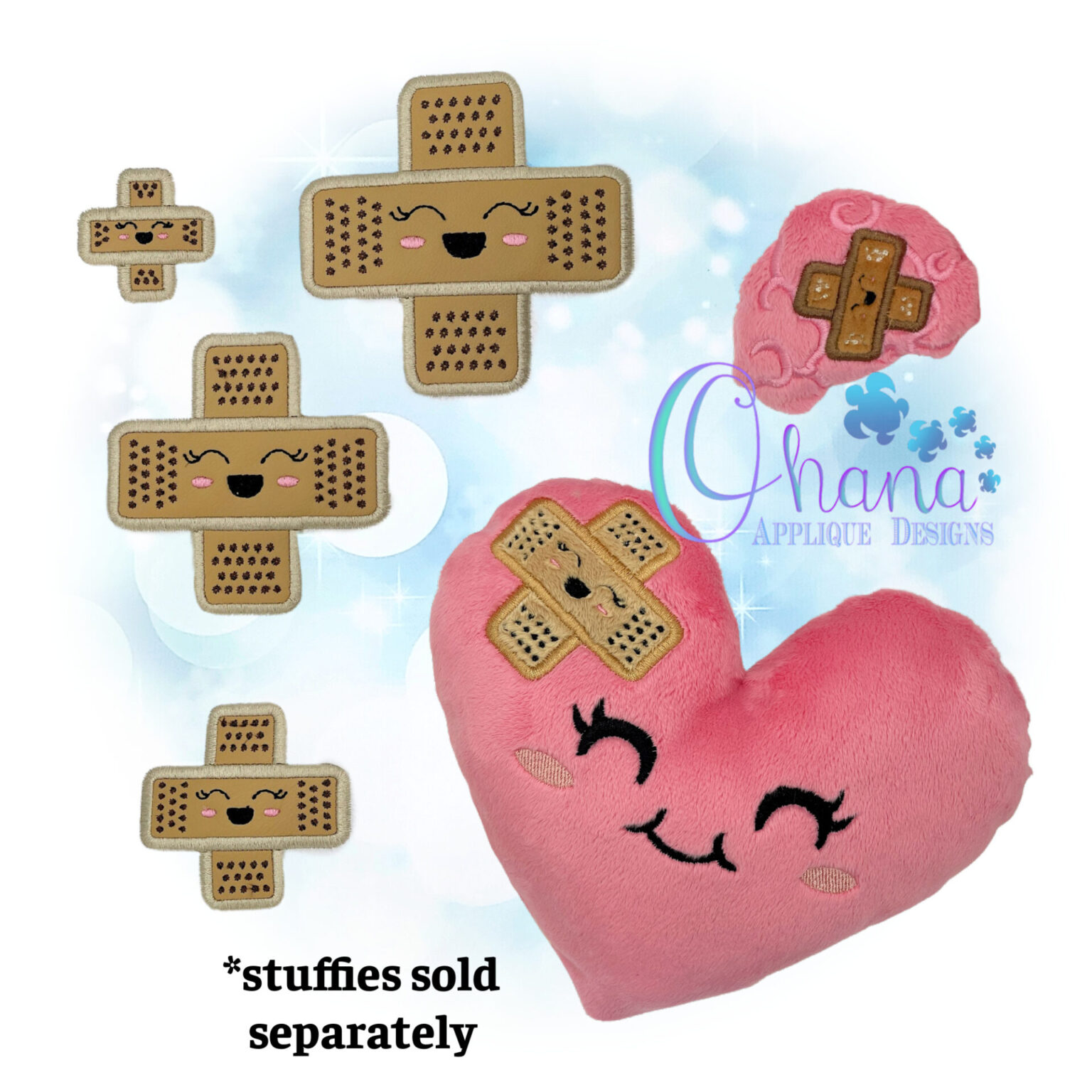 OAD Stuffie Bandaid Add On 2000 Stuffie Bandaid Applique