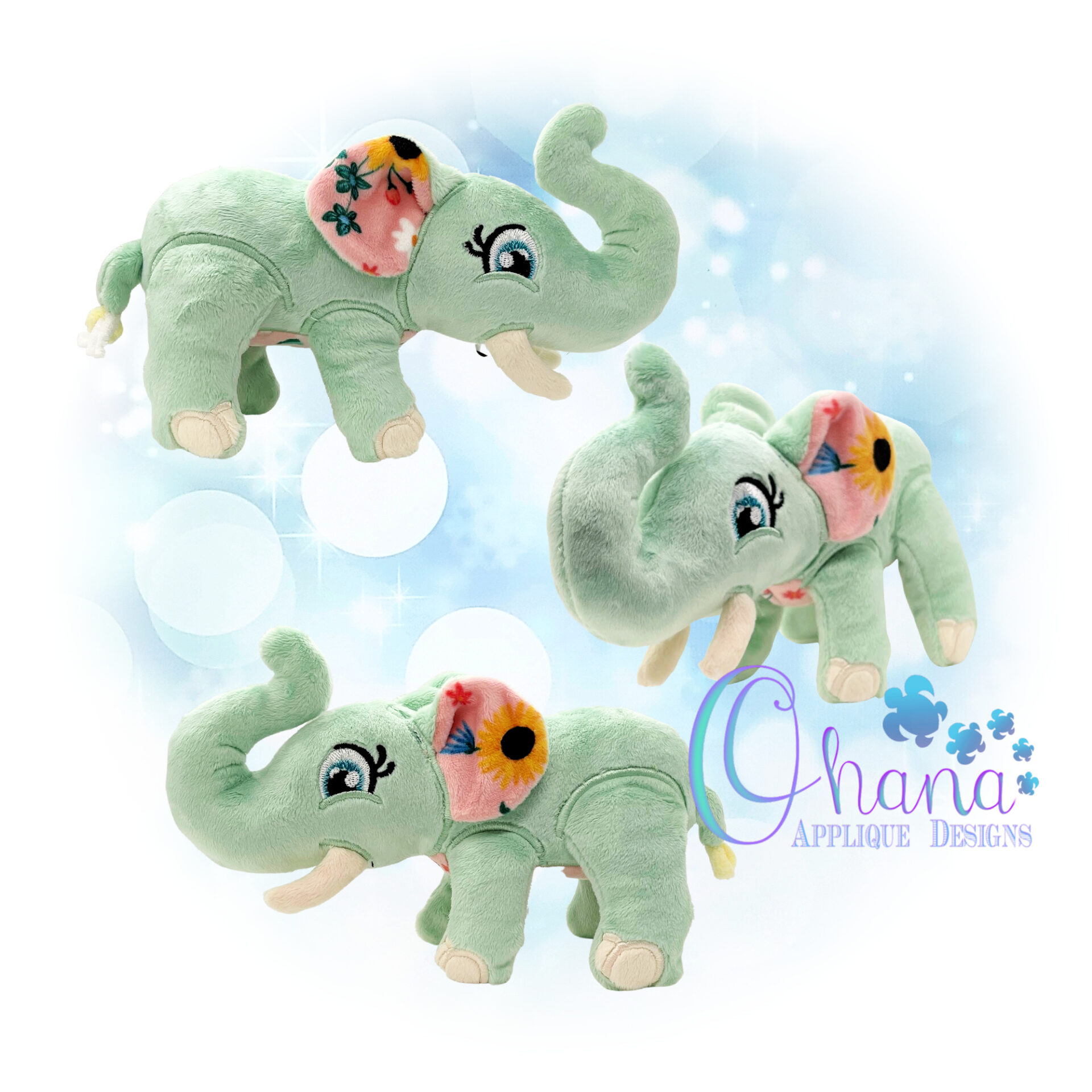3D Elephant Stuffie
