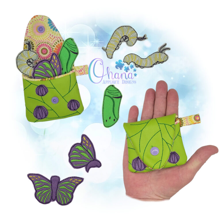 Butterfly Life Cycle Coin Purse Play Set