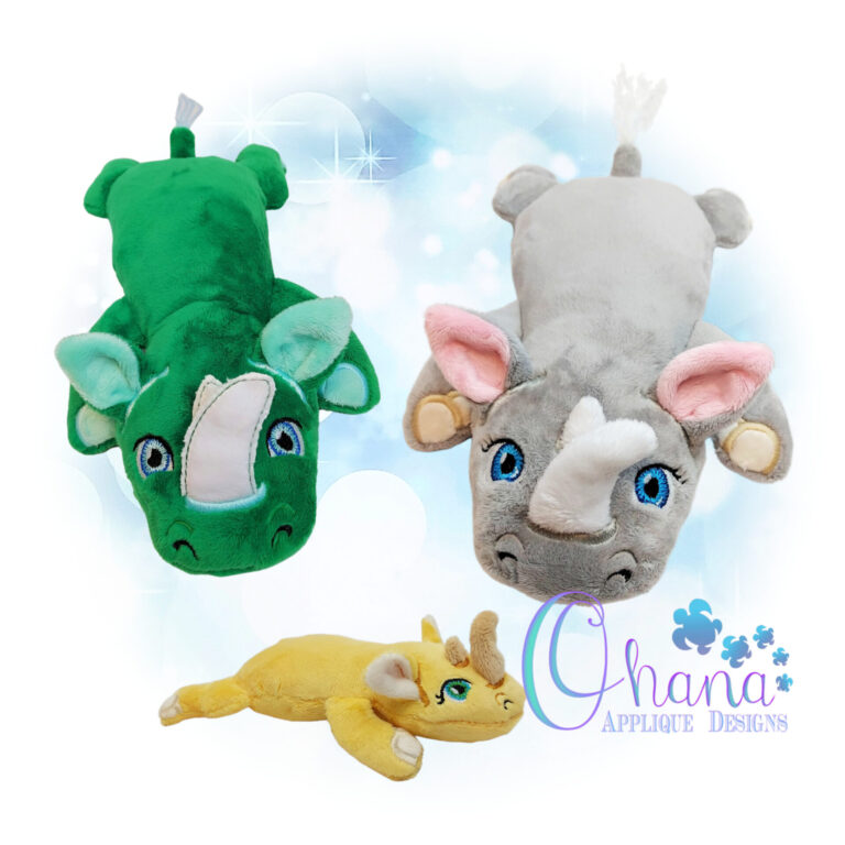 Rhino Floppy Stuffie
