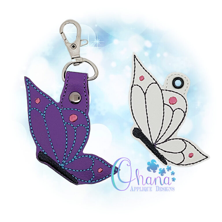 Flying Butterfly Key Chain