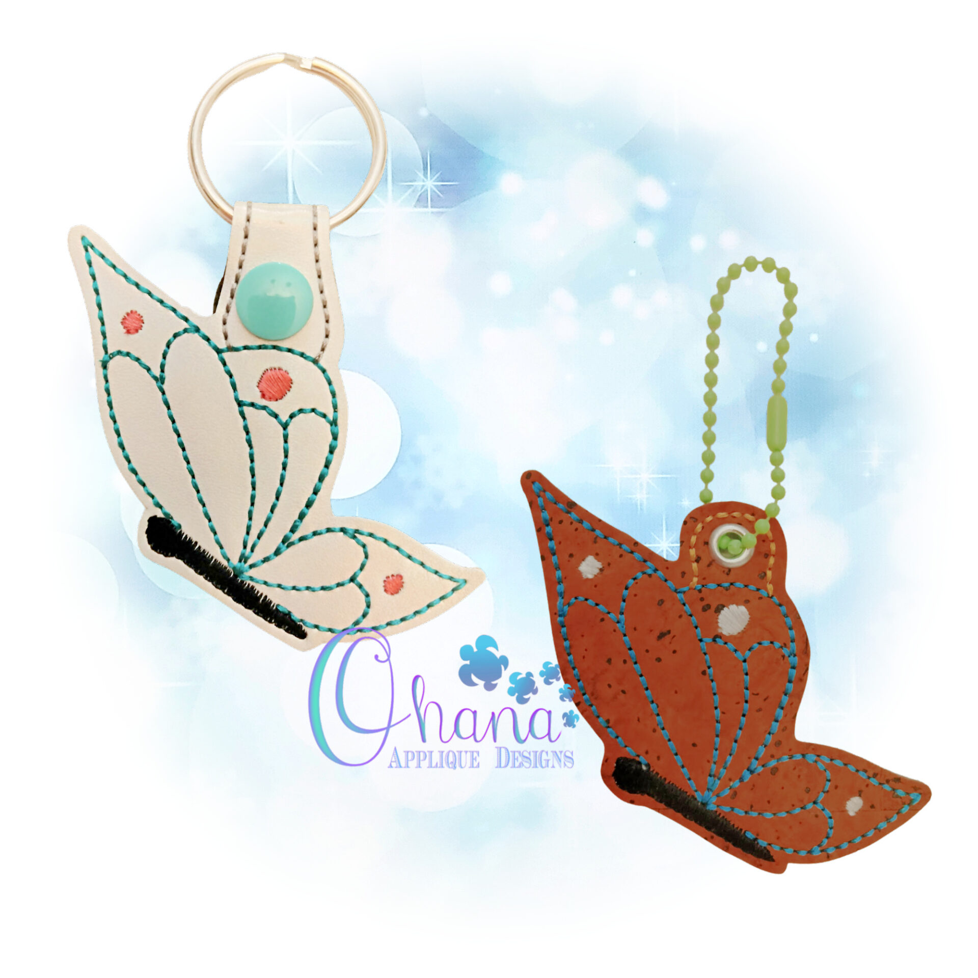 Flying Butterfly Key Chain