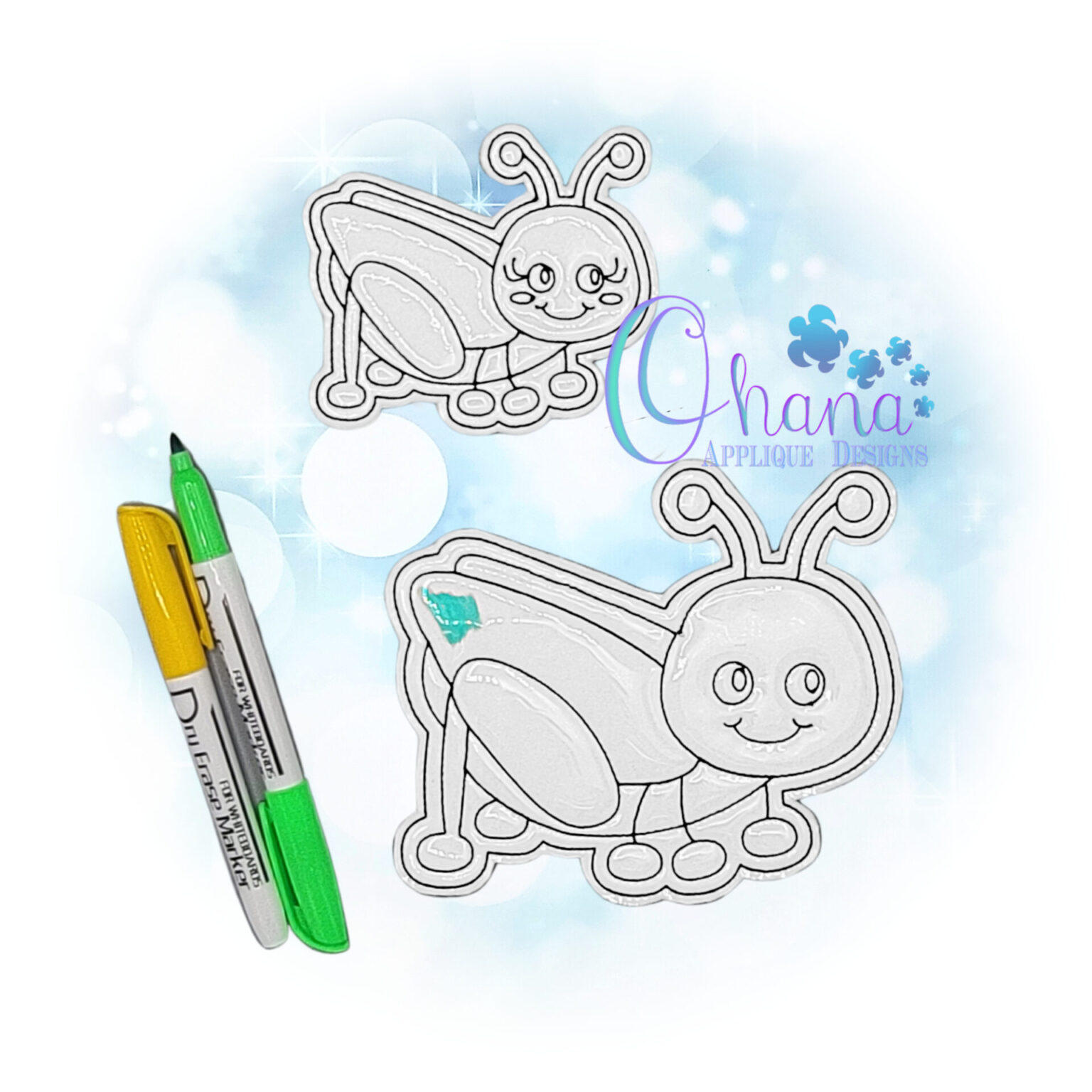 OAD Grasshopper FCD 2000 Grasshopper Flat Coloring Doll