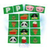 OAD Letter P Matching 2000 Letter P Matching Card
