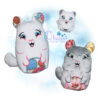 OAD Chinchilla Eggie RR 2000 Chinchilla Eggie Stuffie