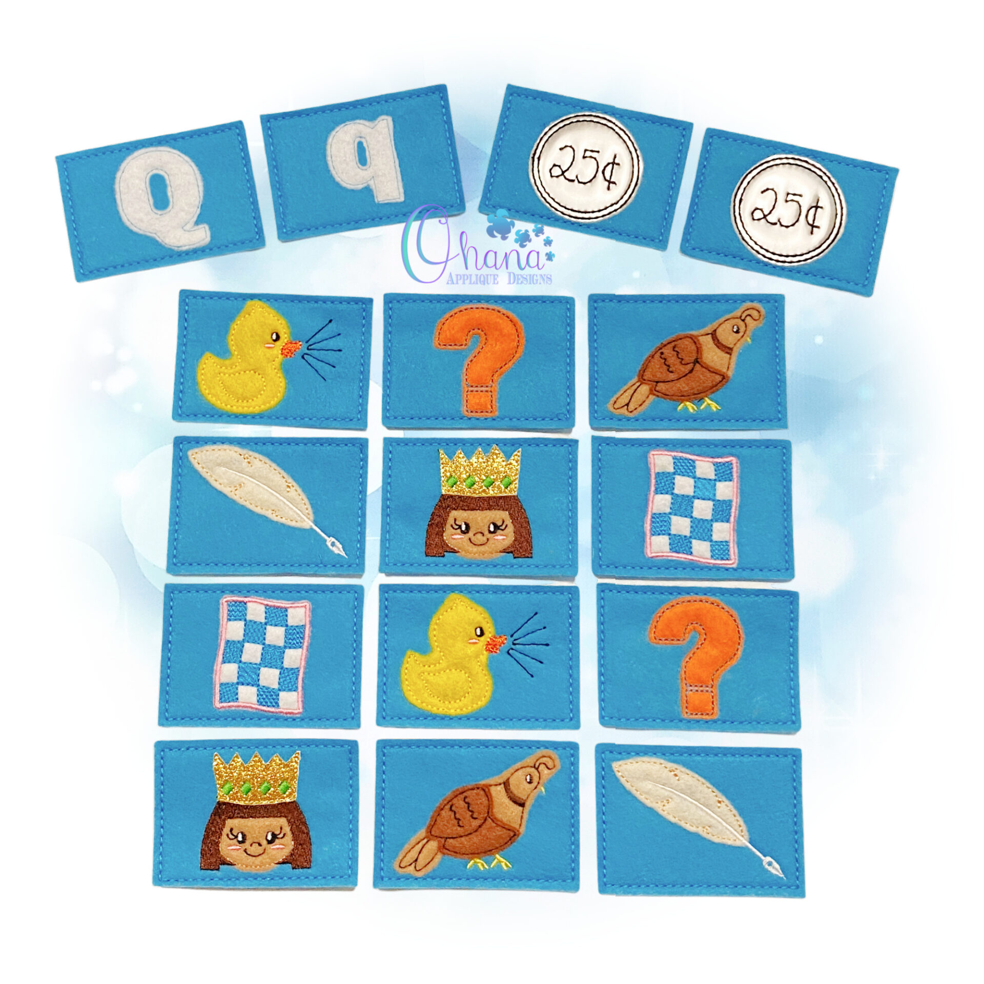 Letter Q Matching Game