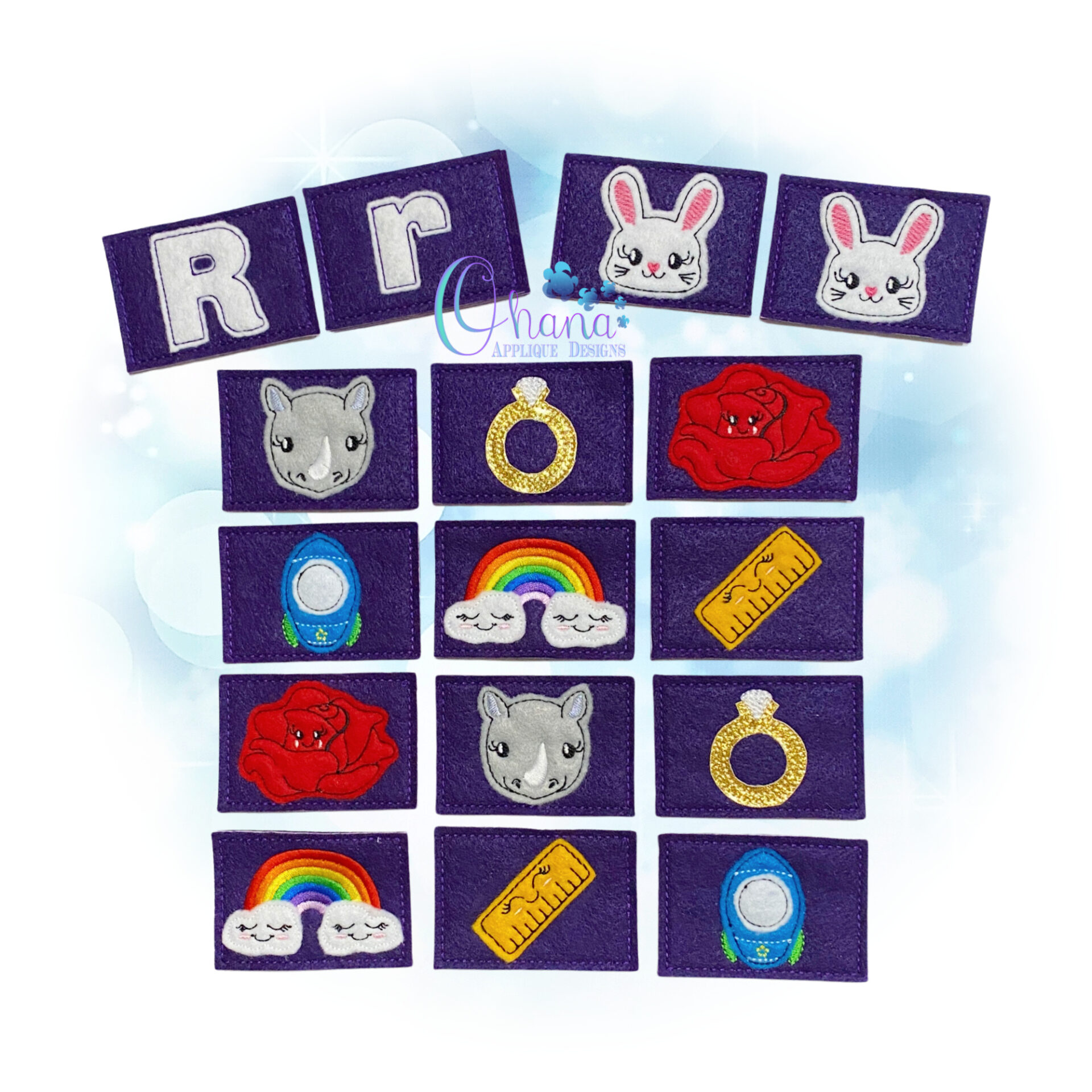 Letter R Matching Card Game