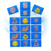 OAD Letter S Matching 2000 Letter S Matching Card Game