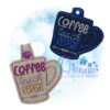 OAD Coffee Teach Repeat KC 2000 Coffee Teach Repeat Key Chain