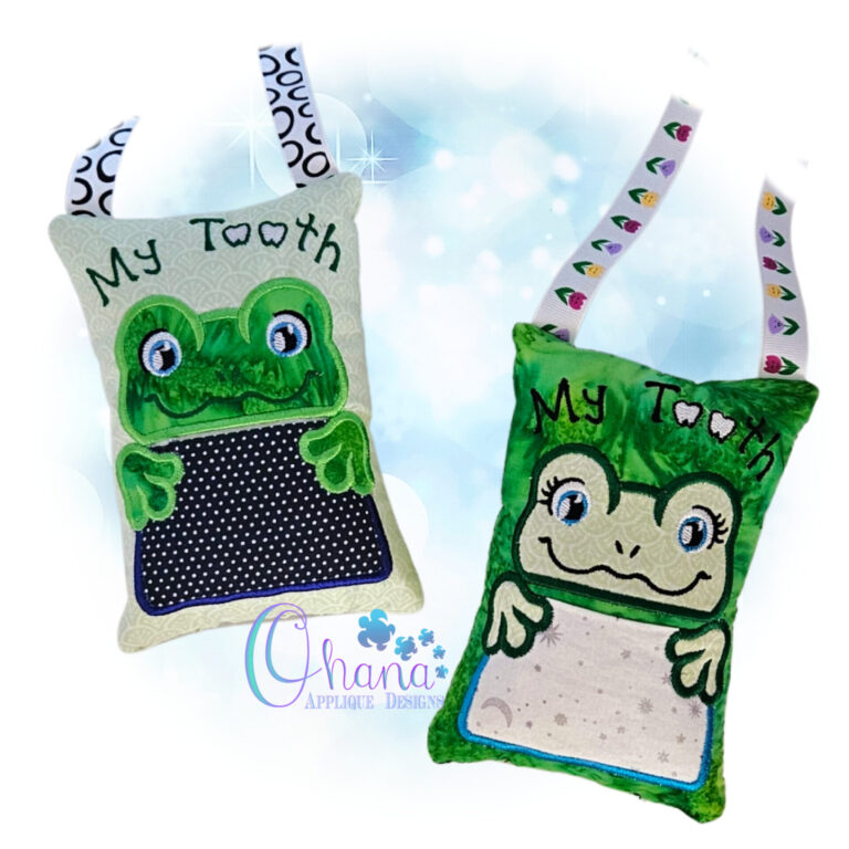 Frog Tooth Fairy Pillow