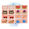 OAD Letter W Matching 2000 copy Letter W Matching Card