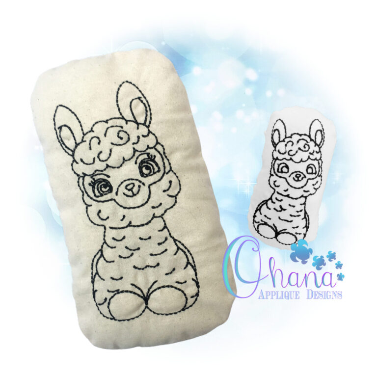 Llama Coloring Stuffie