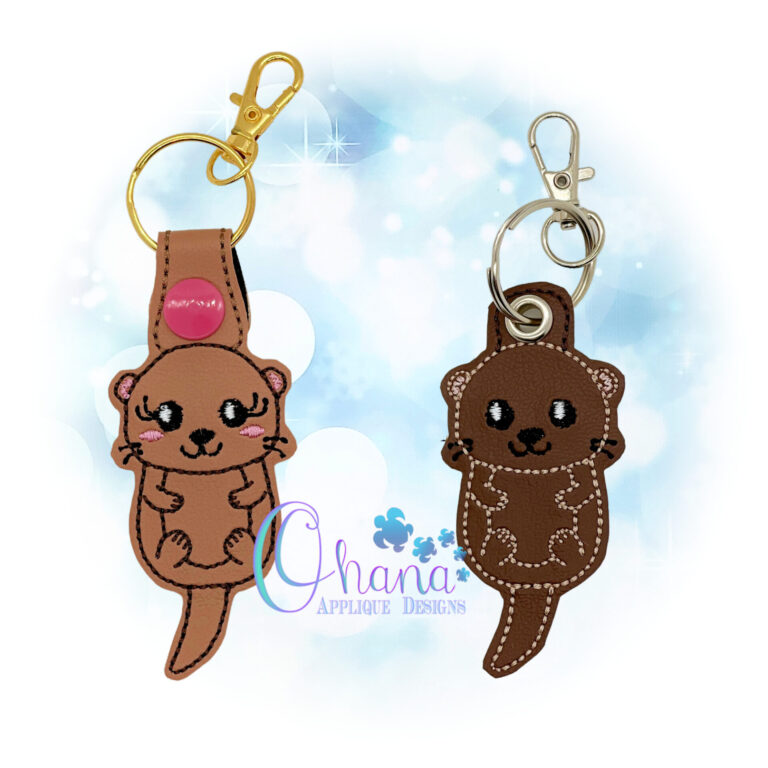 Playful Otter Key Chain