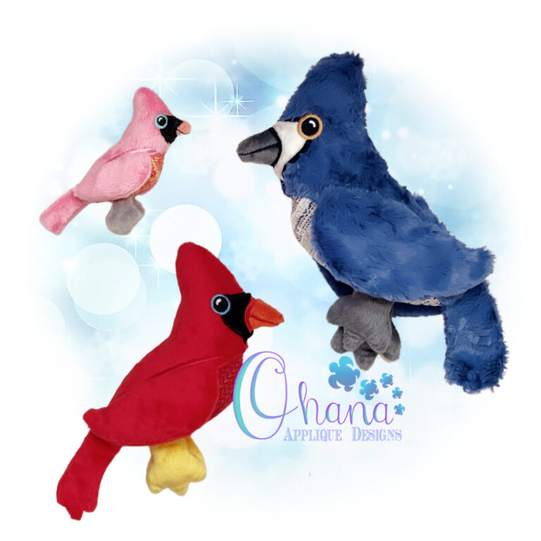 3D Cardinal Stuffie