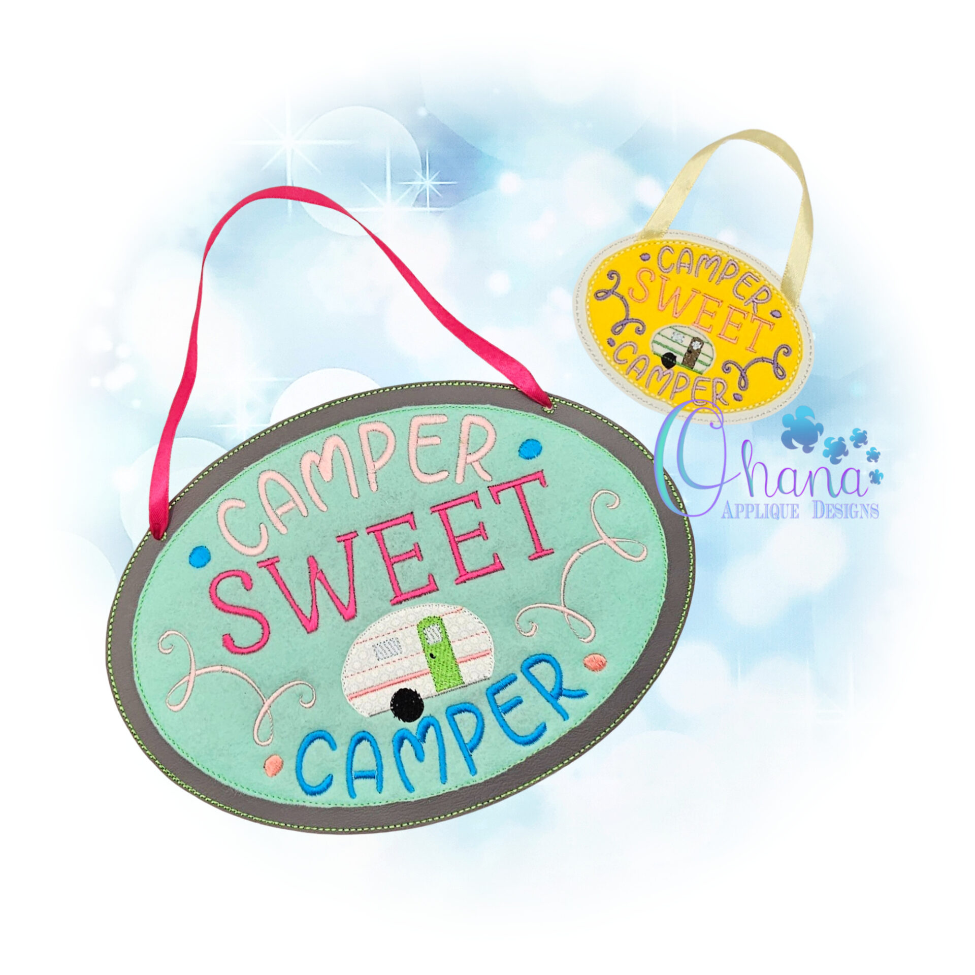 Camper Sweet Camper Door Hanger
