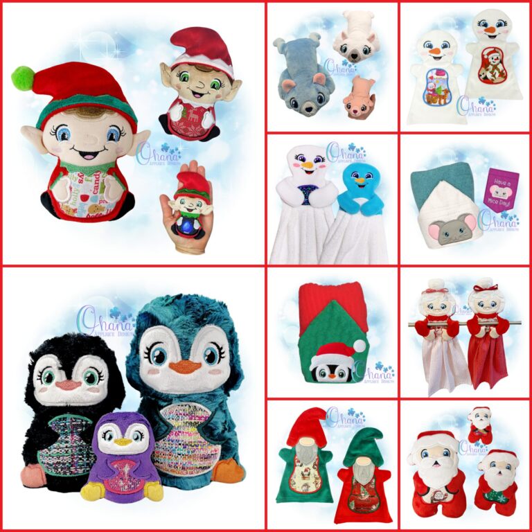 Christmas 3 Week Bundle Embroidery
